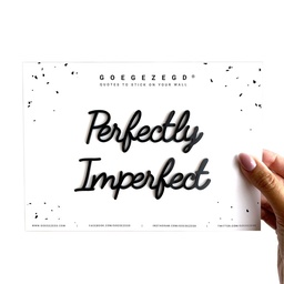 A5 Quote Perfectly Imperfect